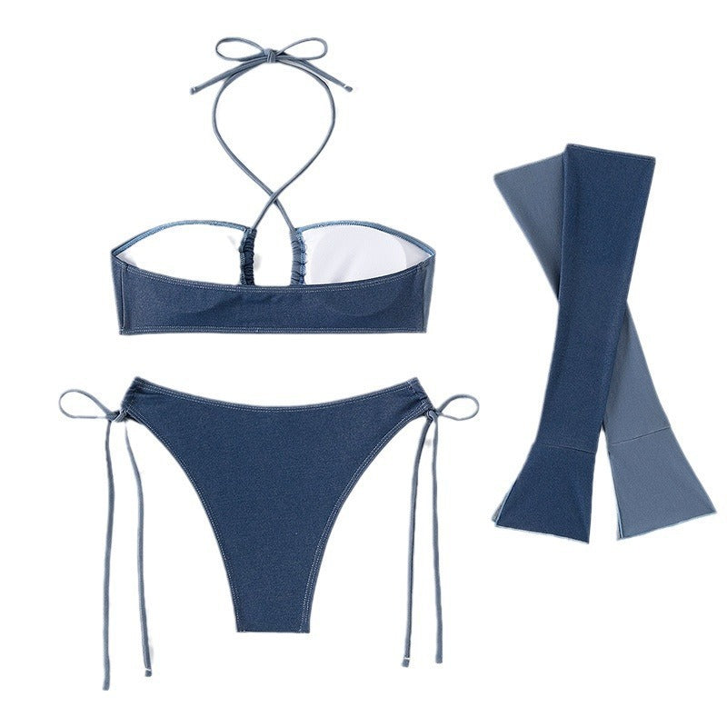 Damen modisch Bikini med långa ärmar Mirla-Eva Jonsson