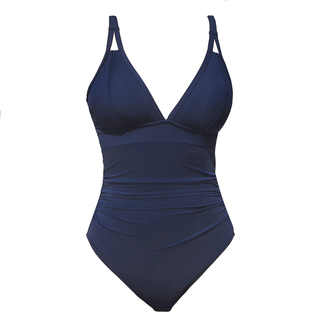 Damen Einteiliger Badeanzug mit strategischen Cut-Out-Details Echo Archiv