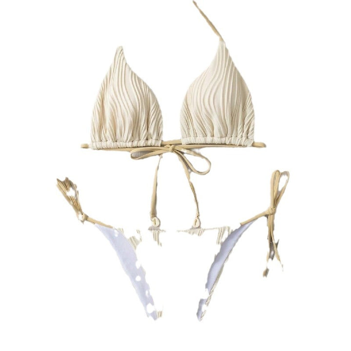 Damen Triangel-Bikini mit raffiniertem Rippendesign Echo Archiv