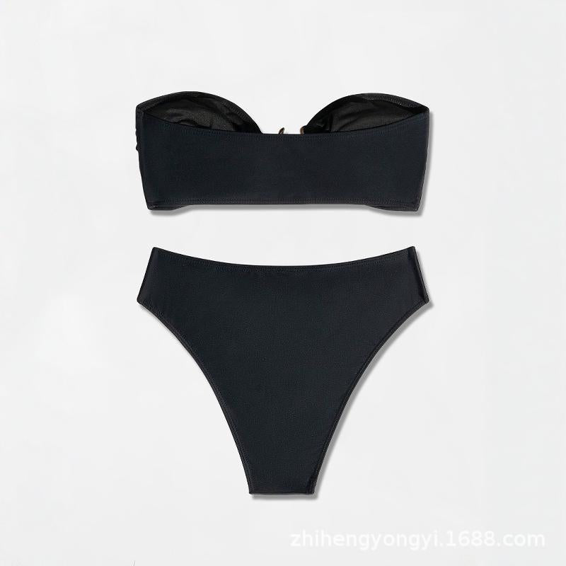Damen Bandeau-Bikini mit elegantem Designelement Echo Archiv