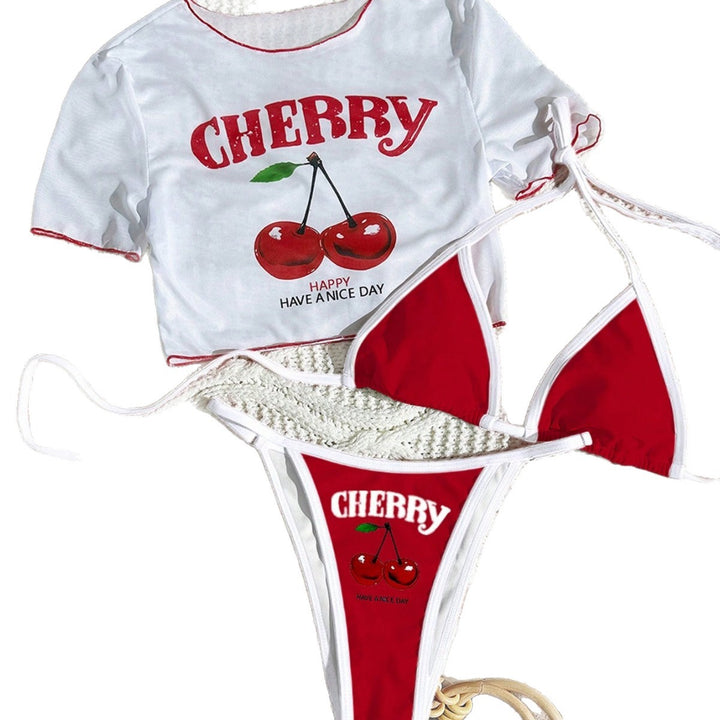 Damen Bikini-Set mit kreativem grafischen Design Echo Archiv