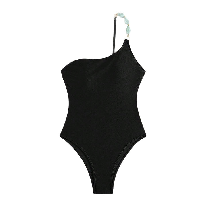 Damen Eleganter Schwimmanzug mit schmalen Trägern und figurschmeichelndem Schnitt Echo Archiv