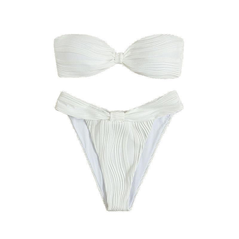 Damen Bandeau-Bikini mit dekorativem Wickeldetail Echo Archiv