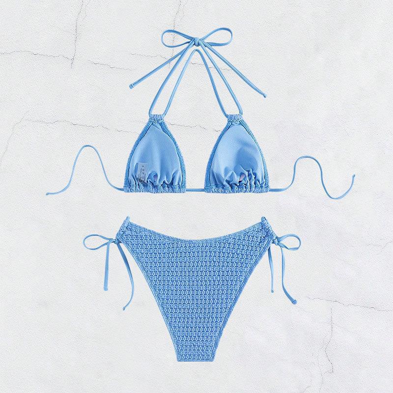 Damen Crochet-Bikini-Set mit verspielten Schleifendetails Echo Archiv