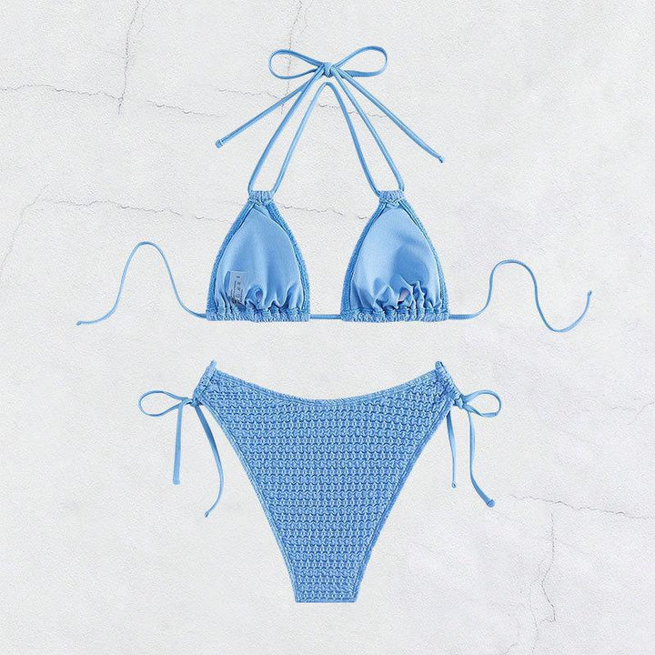 Damen Crochet-Bikini-Set mit verspielten Schleifendetails Echo Archiv