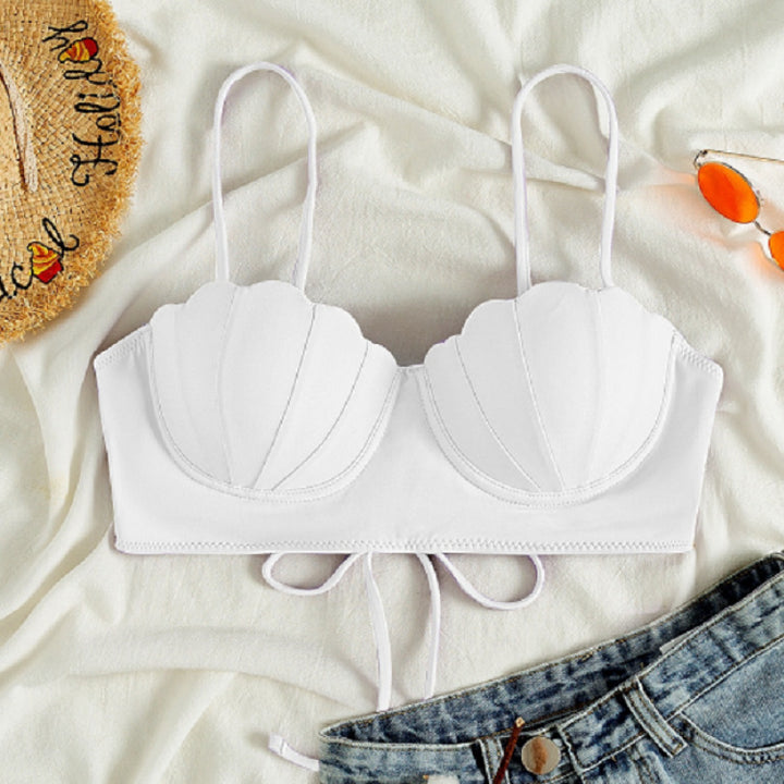 Damen Bikinioberteil mit Muschel-Design und verstellbaren Trägern Echo Archiv