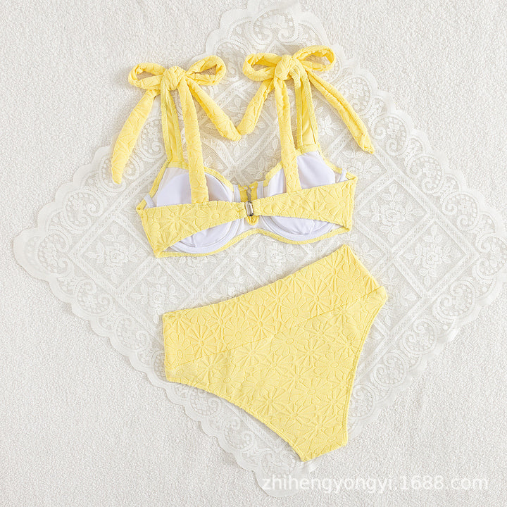 Damen Hochgeschnittener Bikini mit verspieltem Bindungssystem Echo Archiv