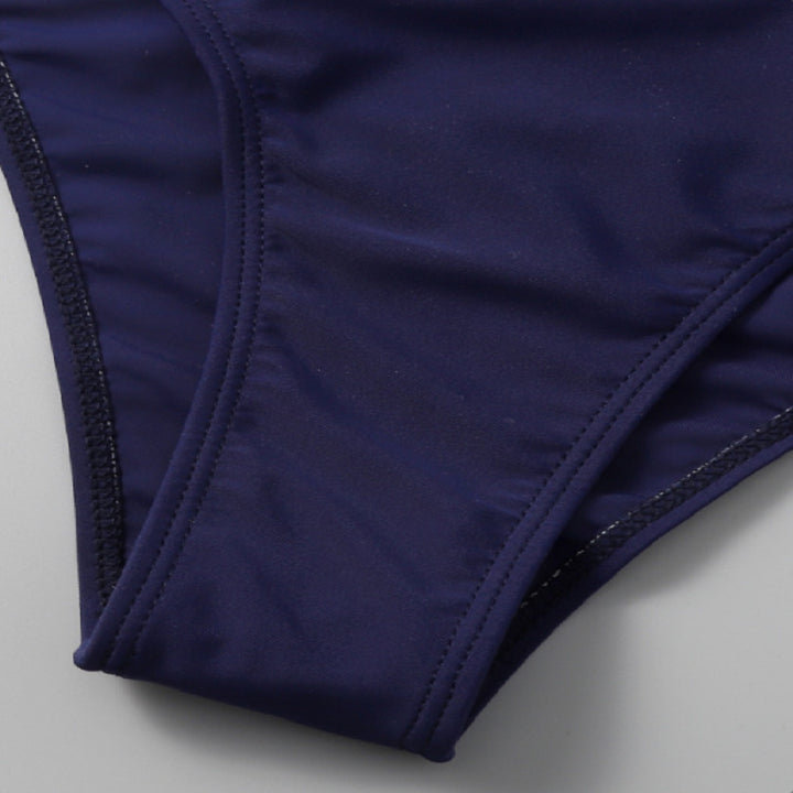 Damen Bikini-Set mit modischem Knoten-Design und hochgeschnittenem Unterteil Echo Archiv