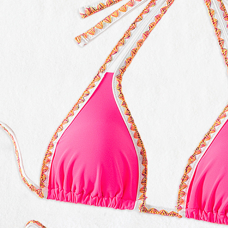 Damen Triangel-Bikini mit dekorativen Bändern Echo Archiv