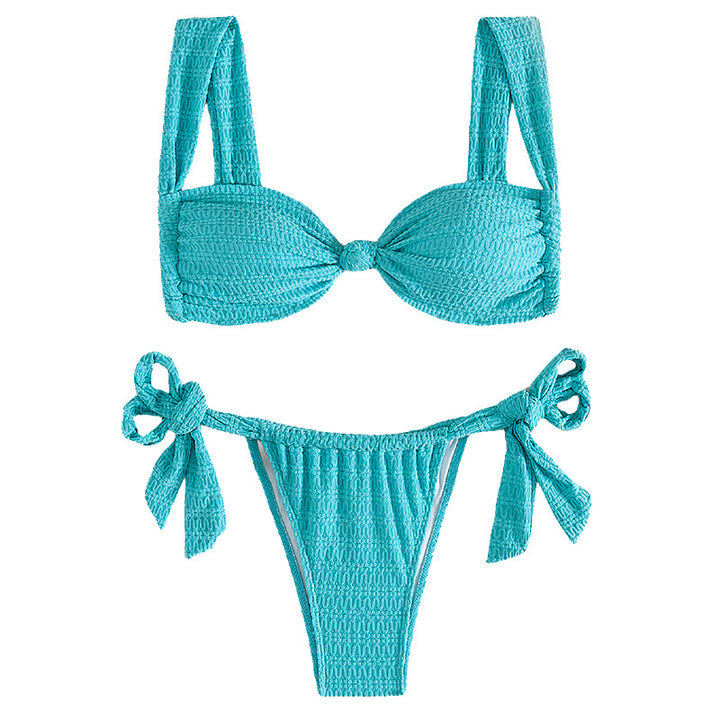 Damen Hochwertiger Bikini mit verspielten Schleifen Echo Archiv