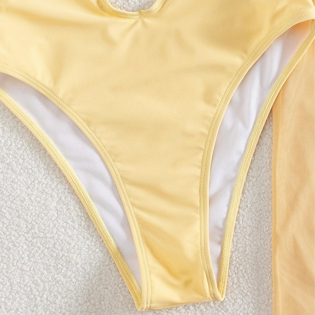 Damen Cut-Out Badeanzug mit einzigartigem Ringdetail Echo Archiv