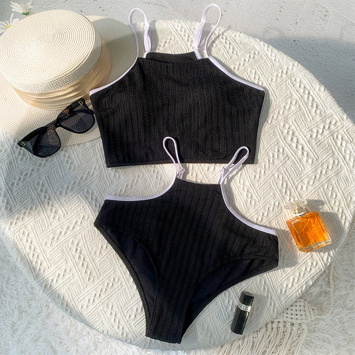 Damen Crop-Top Bikini-Set Echo Archiv