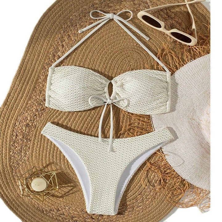 Damen Bra-Style Bikini mit elastischem Netzdesign Echo Archiv
