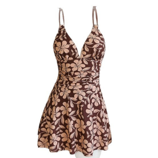 Damen Schwimmdress mit elegantem Floral-Design Echo Archiv