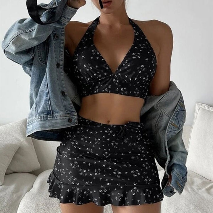 Damen Bikiniset mit verspieltem Rock-Design Echo Archiv