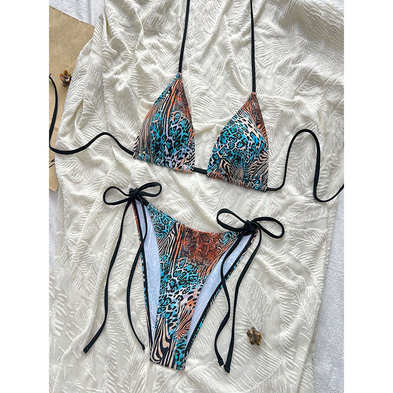 Damern Triangle-Bikini Set med justerbara band Mirla-Eva Jonsson