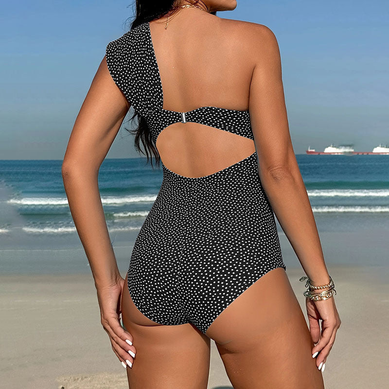 Damen Baderock mit asymmetrischem Ausschnitt Echo Archiv
