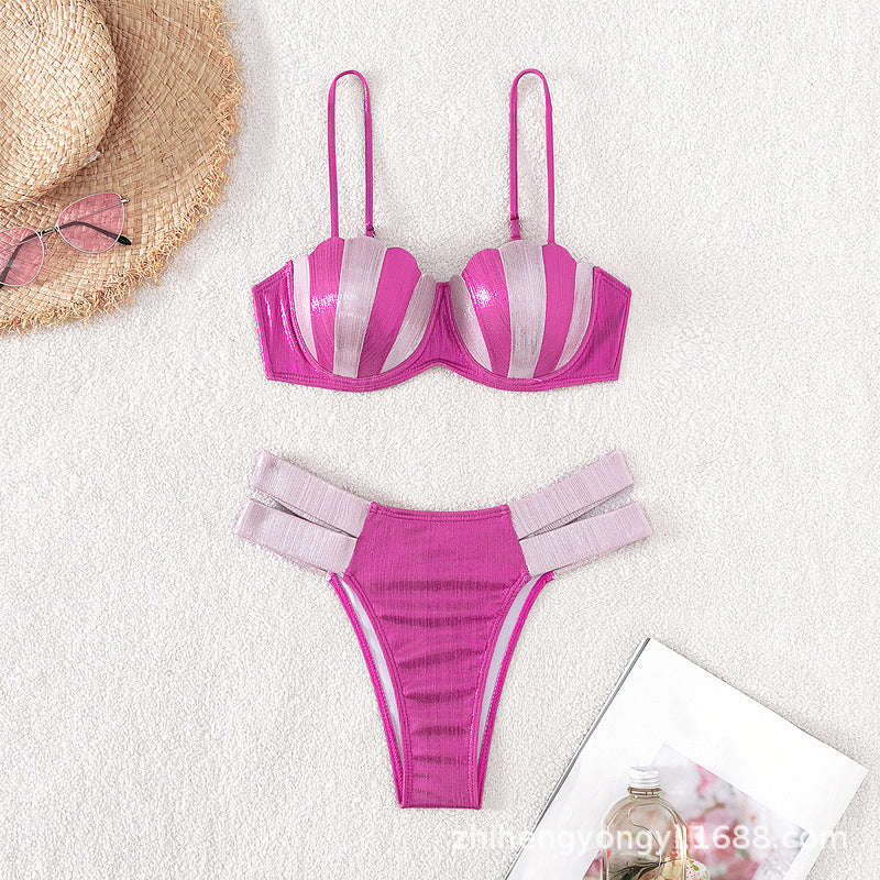 Damen Push-Up Bikini mit glitzernden Akzenten Echo Archiv