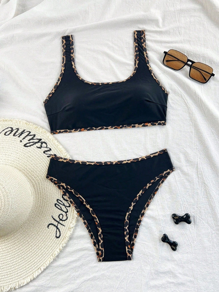 Damen Bikini-Set mit trendigem Leopardenmuster Echo Archiv
