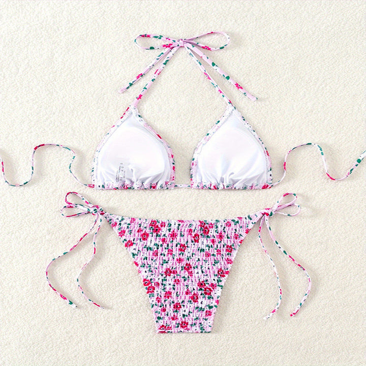 Damen Bunte Blumenmuster Bikini Echo Archiv