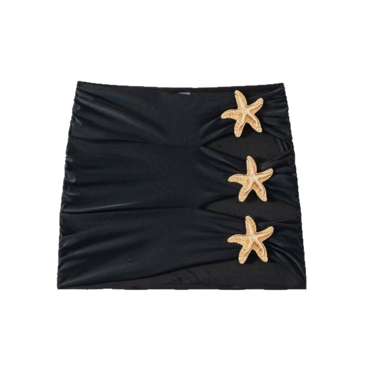 Damen Strandrock mit eleganten Cut-Outs und funkelnden Muschel-Details Echo Archiv