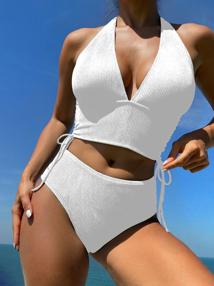 Damen stylischer Einteiler Badeanzug mit raffinierten Cut-Outs Echo Archiv