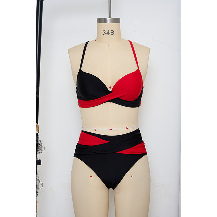 Damen Bikiniset mit verstellbaren Trägern und elegantem Wickeldetail Echo Archiv