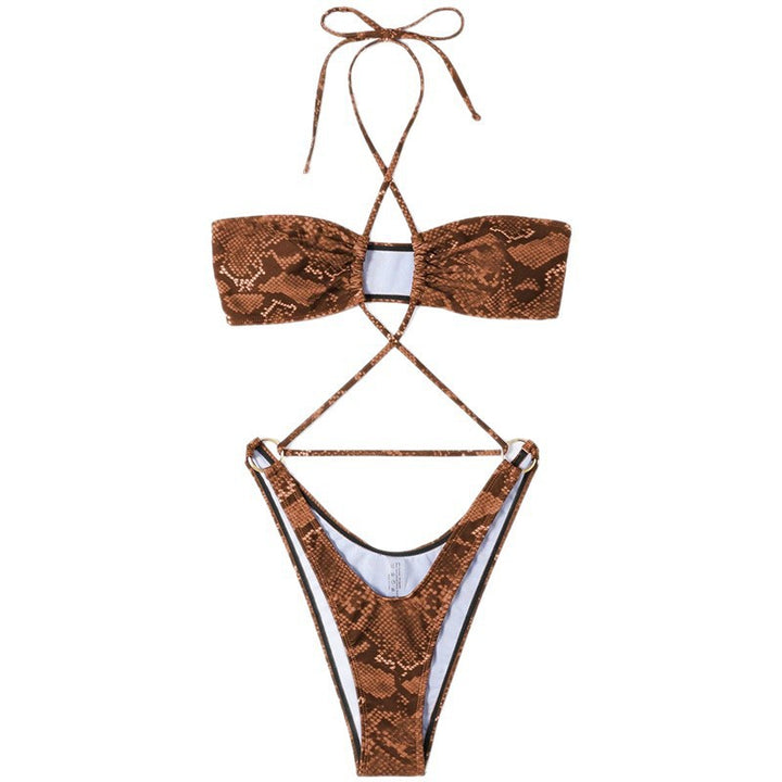 Damen Bandeau-Bikini mit raffiniertem Schnitt Echo Archiv