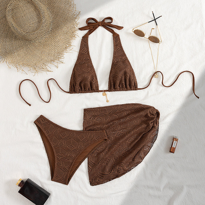 Damen Häkel-Bikini-Set mit schickem Rock Echo Archiv