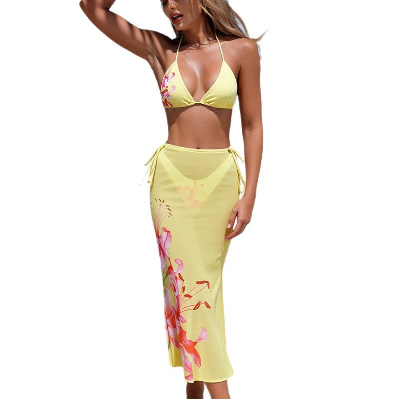 Damen Bikini und Wickelrock Set Echo Archiv