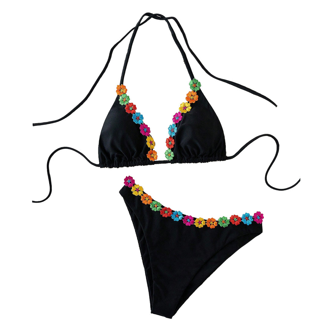 Damen Blütenverzierte Bikinis Echo Archiv
