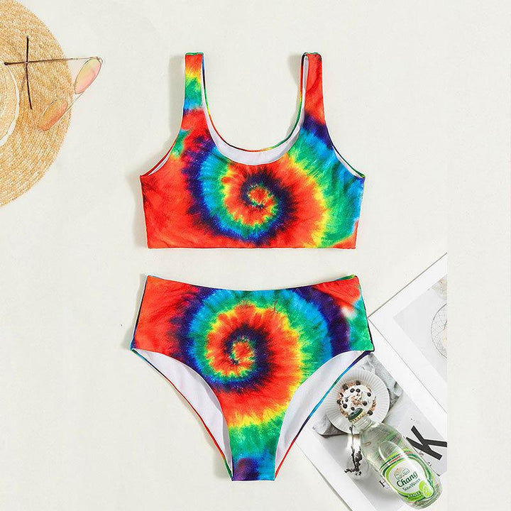 Damen Bikini-Set mit lebhaftem Spiralmuster Echo Archiv