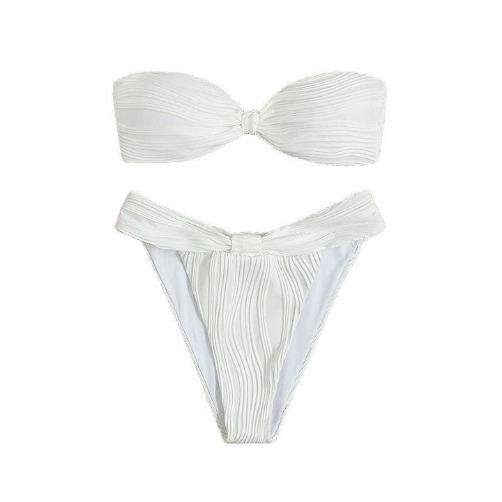 Damen Bandeau-Bikini mit raffiniertem Wickeldetail Echo Archiv