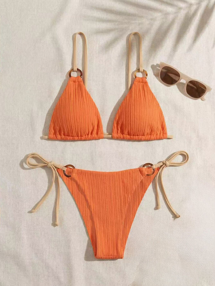 Damen Dreiecksbikini mit verstellbarem Träger Echo Archiv