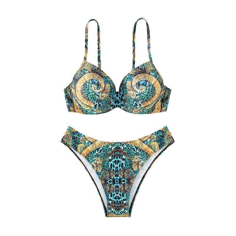 Damen Designer-Bikini mit elegantem Tiermuster Echo Archiv