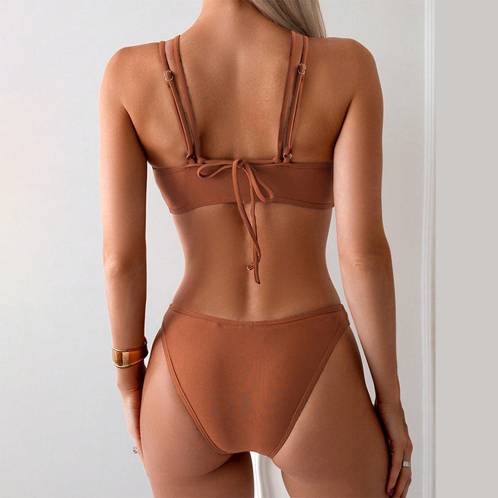 Damen Bikini-Set mit raffinierten Schnürdetails Echo Archiv