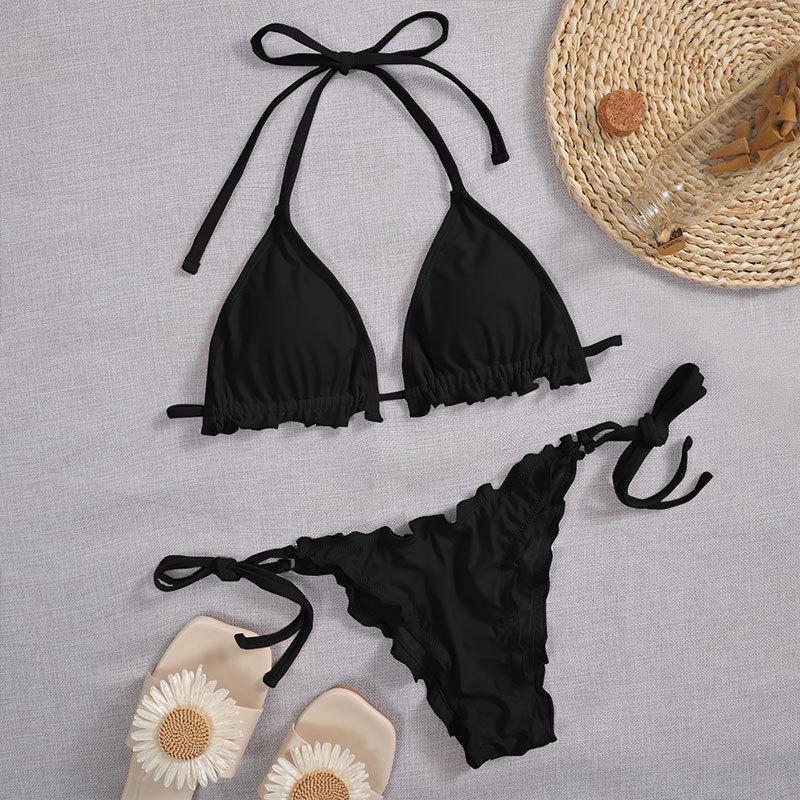 Damen Bikini-Set mit verspielten Rüschendetails Echo Archiv