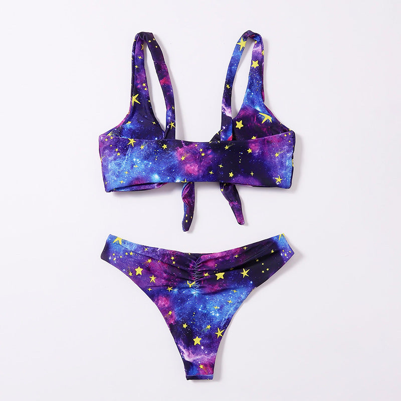 Damen Bikini-Set mit kreativem Galaxie-Design Echo Archiv
