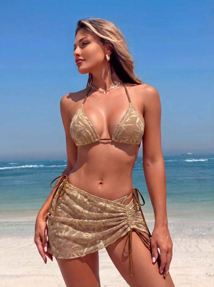 Damen Triangel-Bikini mit seitlichem Raff desig Echo Archiv
