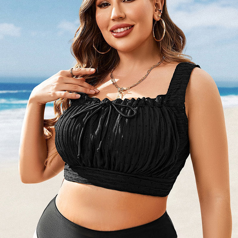 Damen Crop-Top Badeanzug Echo Archiv