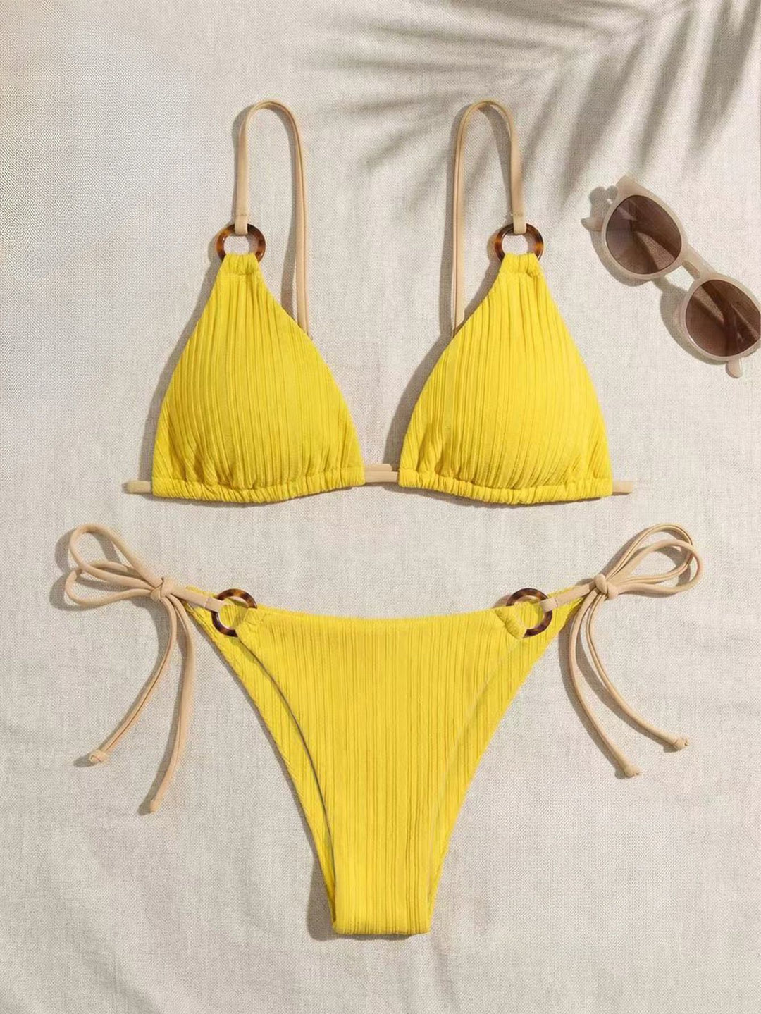 Damen Dreiecksbikini mit verstellbarem Träger Echo Archiv