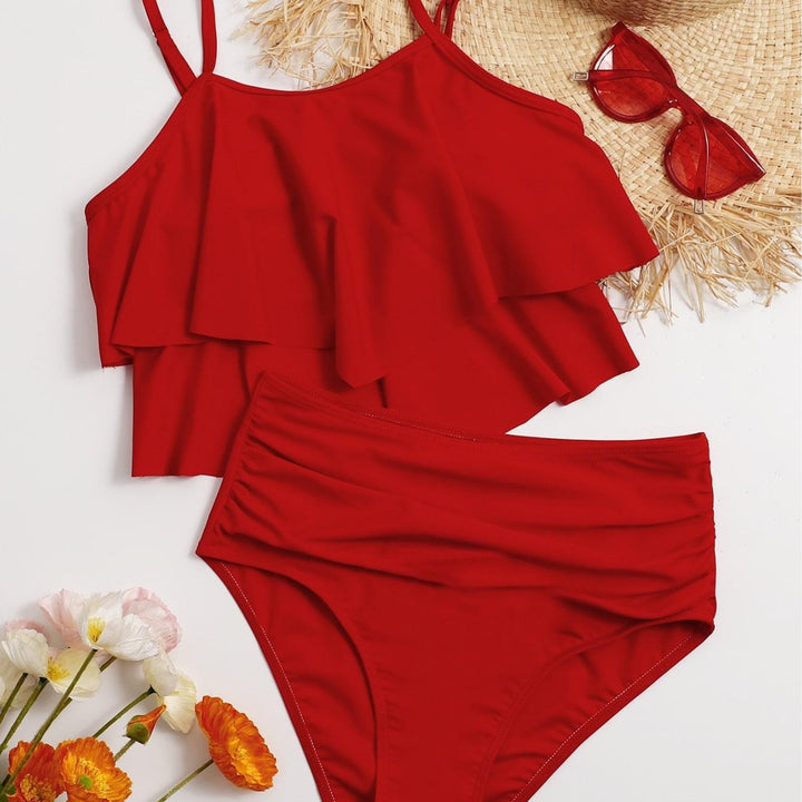 Damen Bikini-Set mit voluminösem Rüschendesign Echo Archiv