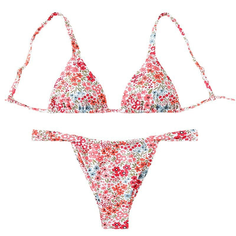 Damen triangeltop-bikini med fräsch blommig design Mirla-Eva Jonsson