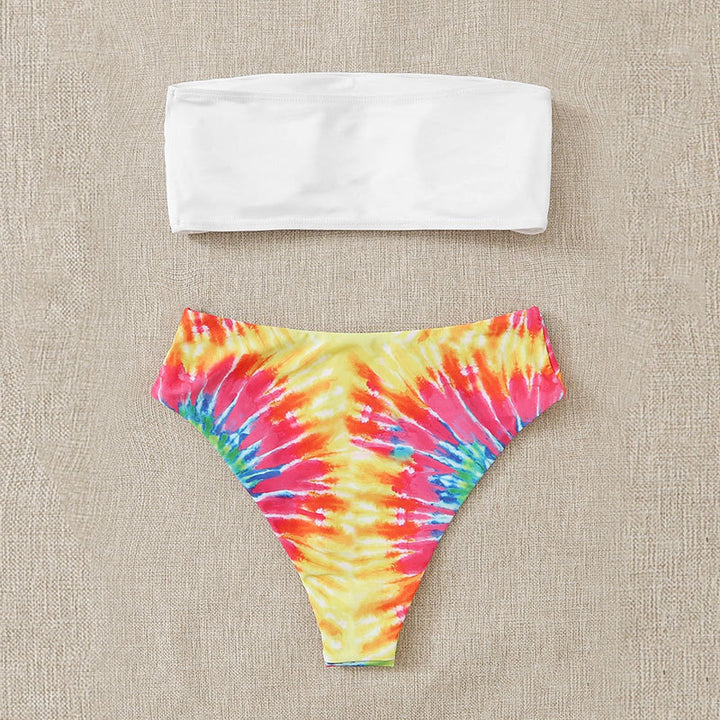 Damen Bandeau-Bikini im trendigen Batikmuster Echo Archiv