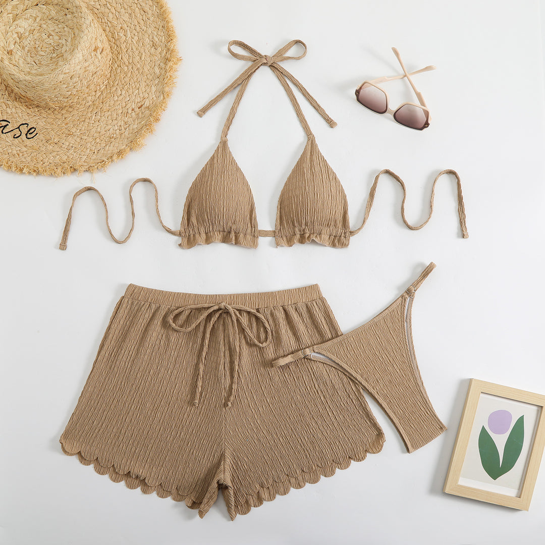 Damen Bikini-Set mit raffiniertem Hosenrock Echo Archiv
