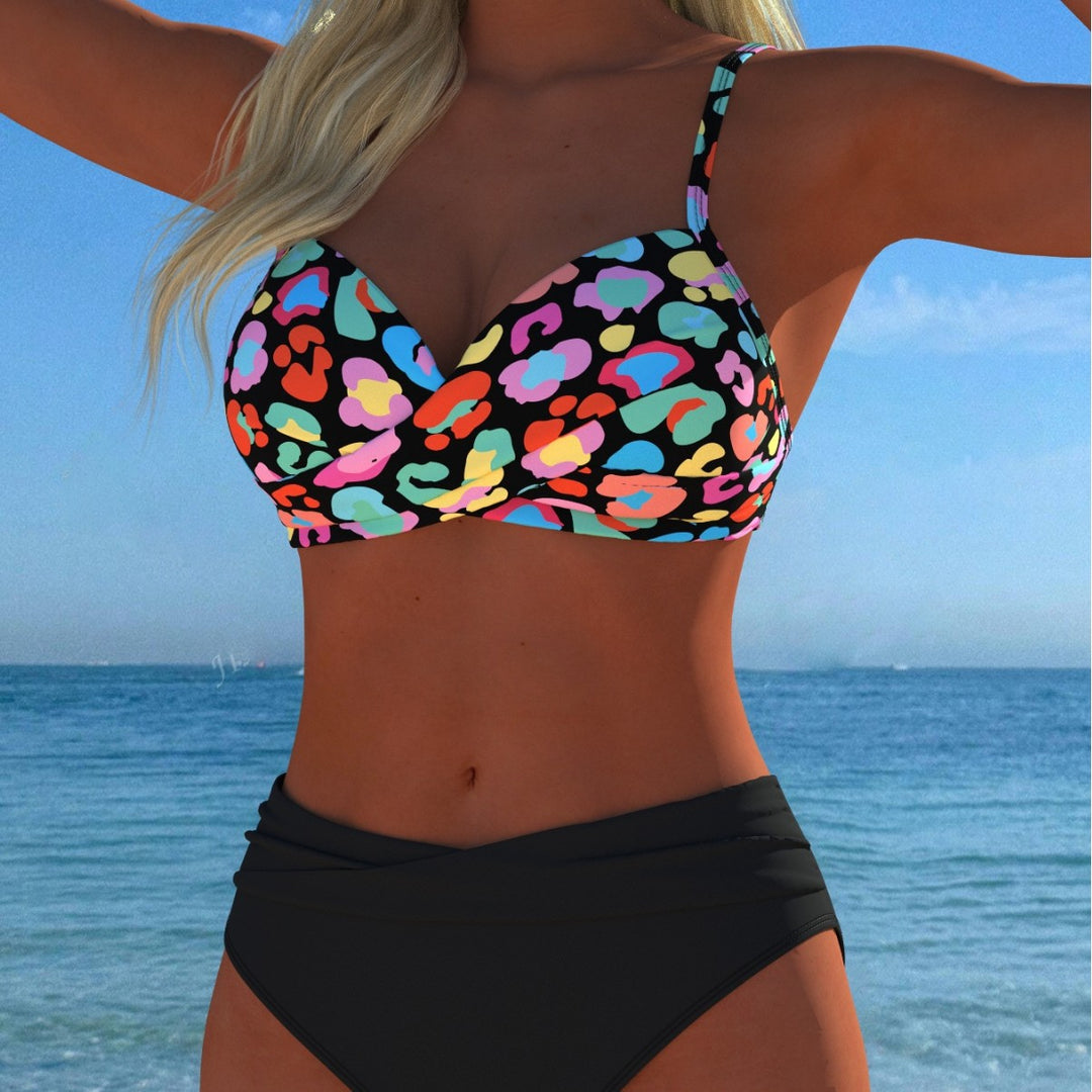 Damen Bikini-Set mit formendem Bustier und hoher Taille Mirla-Eva Jonsson