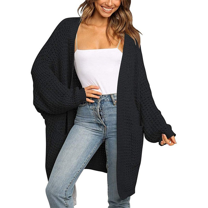 Damer avslappnad stickad cardigan Eva Jonsson