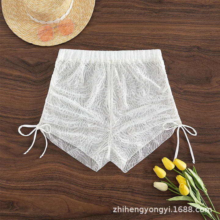 Damen Transparente Strandshorts Echo Archiv