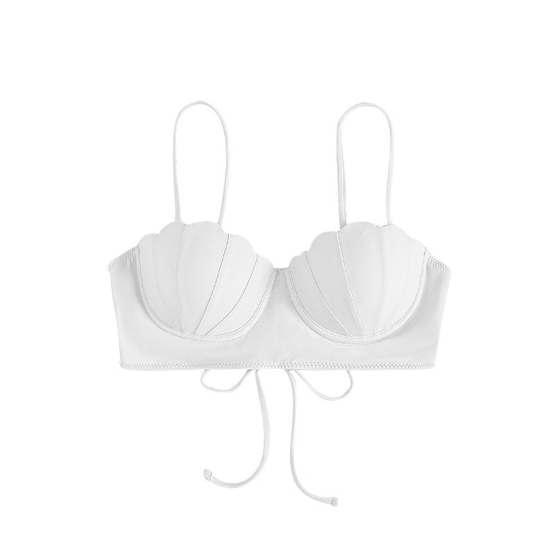 Damen Bikinioberteil mit Muschel-Design und verstellbaren Trägern Echo Archiv