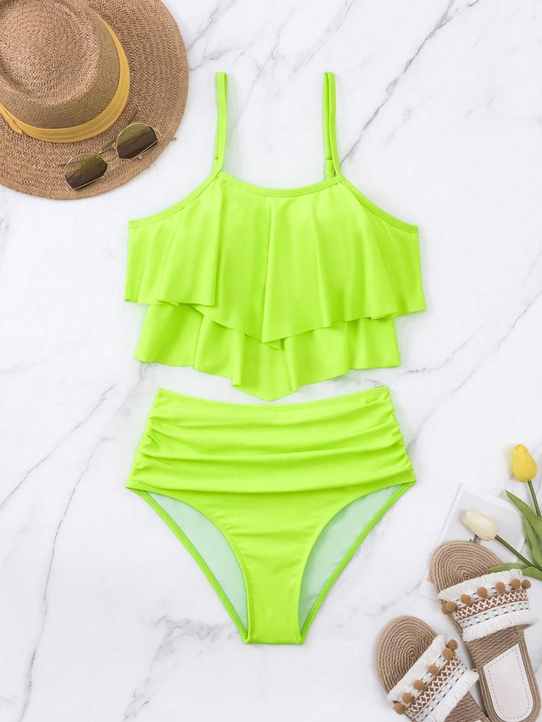 Damen Bikini-Set mit voluminösem Rüschendesign Echo Archiv